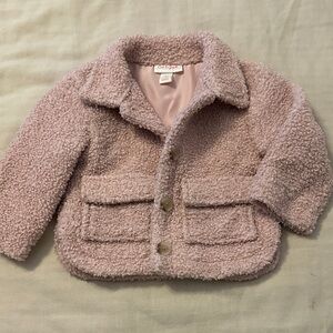 Cat & Jack Light Pink Sherpa Jacket